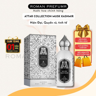 Nước Hoa Unisex Musk Kashmir Hương Xạ Tinh Khiết sạch sẽ gỗ thơm lâu