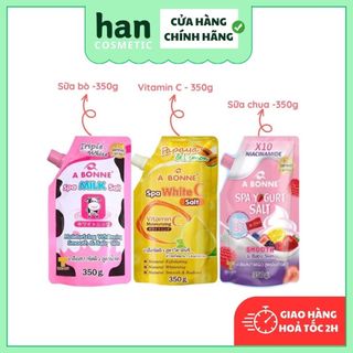 [Túi 350g] Muối Tắm Tẩy Tế Bào Chết Cơ Thể A Bonne Spa Salt  Làm Sáng Da, Dưỡng Da Mịn Màng