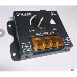 DIMMER LED 12v-24v 30A CHỈNH SÁNG TỐI LED