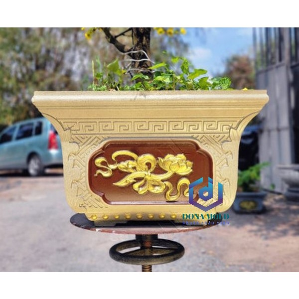 Khuôn đúc chậu cảnh vuông 48. Khuôn chậu abs