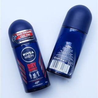 Lăn ngăn mùi Nivea khô thoáng 50ml