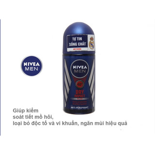 Lăn ngăn mùi Nivea khô thoáng 50ml