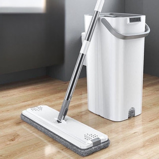 Bộ Cây Lau Nhà Chổi Lau Nhà Tự Vắt 360 Độ Chính Hãng Cao Cấp Tặng Kèm 8 Bông Lau