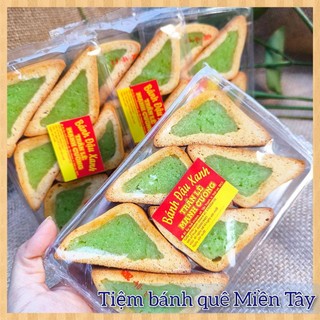 Bánh xà lam dừa lá dứa cắt tam giác bịch 6 cái