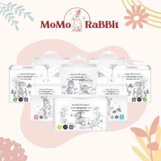   Không Tặng Quà  Combo Thùng 4 Bịch Tã Bỉm Momo Rabbit nội địa HÀN Quốc dán quần đủ size S36 M32 L30 xl28 L28 xl22 xxl18 