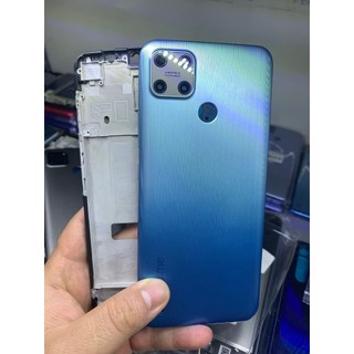 Bộ xương vỏ zin Realme C25y - gồm lưng vỏ , xương, phím ,kính camera, khay sim