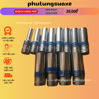 Đầu khẩu ( tuýp) GERMANY 1/2" Lục giác (Đầu khẩu lục giác- Dài 76mm) phutungsuaxe