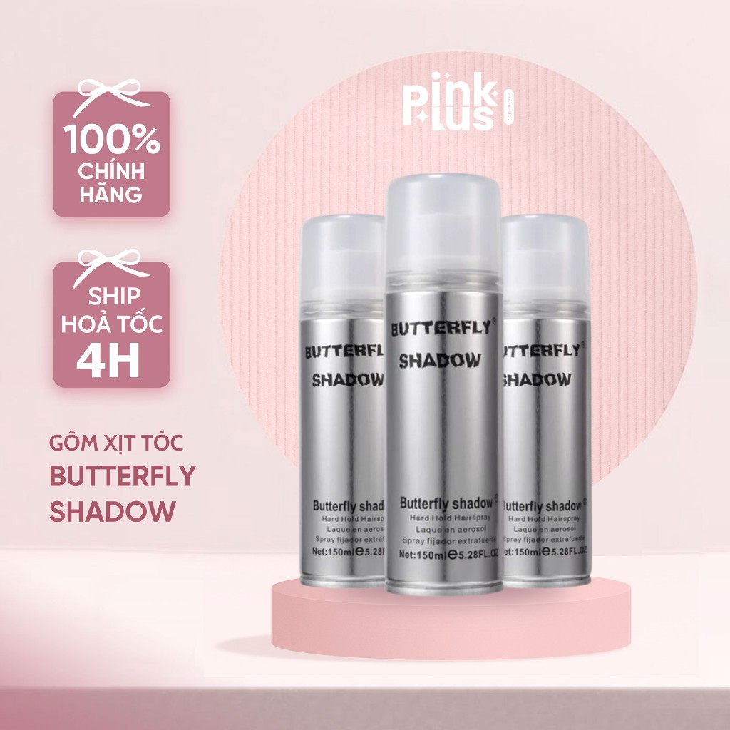 Gôm Xịt Tóc Butterfly Shadow 150ml