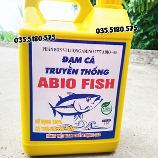Đạm cá truyền thống 5 lít - 100% cá tươi nguyên chất siêu đậm đặc