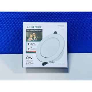 Đèn led ốp trần 6w ánh sáng trắng akko star 59618