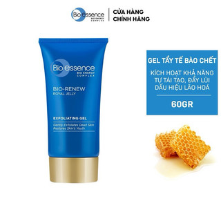 [Freeship] [ HOẢ TỐC] Gel tẩy tế bào chết tinh chất sữa ong chúa Bio-Essence Bio-Renew 60gr dưỡng da tươi trẻ