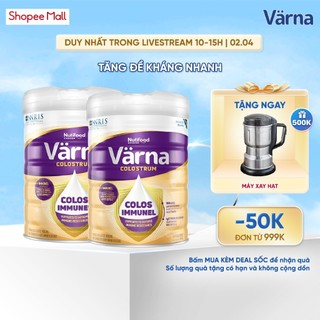 Combo 2 lon Sữa bột Värna Colostrum lon 850gr - Sữa non cho người già tăng cường đề kháng ( 850gr x 2)