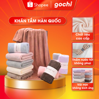 Khăn Tắm, Gội, Lau Mặt Hàn Quốc 100% Cotton Mềm Mịn Thấm Hút Không Ra Màu Dùng Cho Gia Đình Spa Khách Sạn