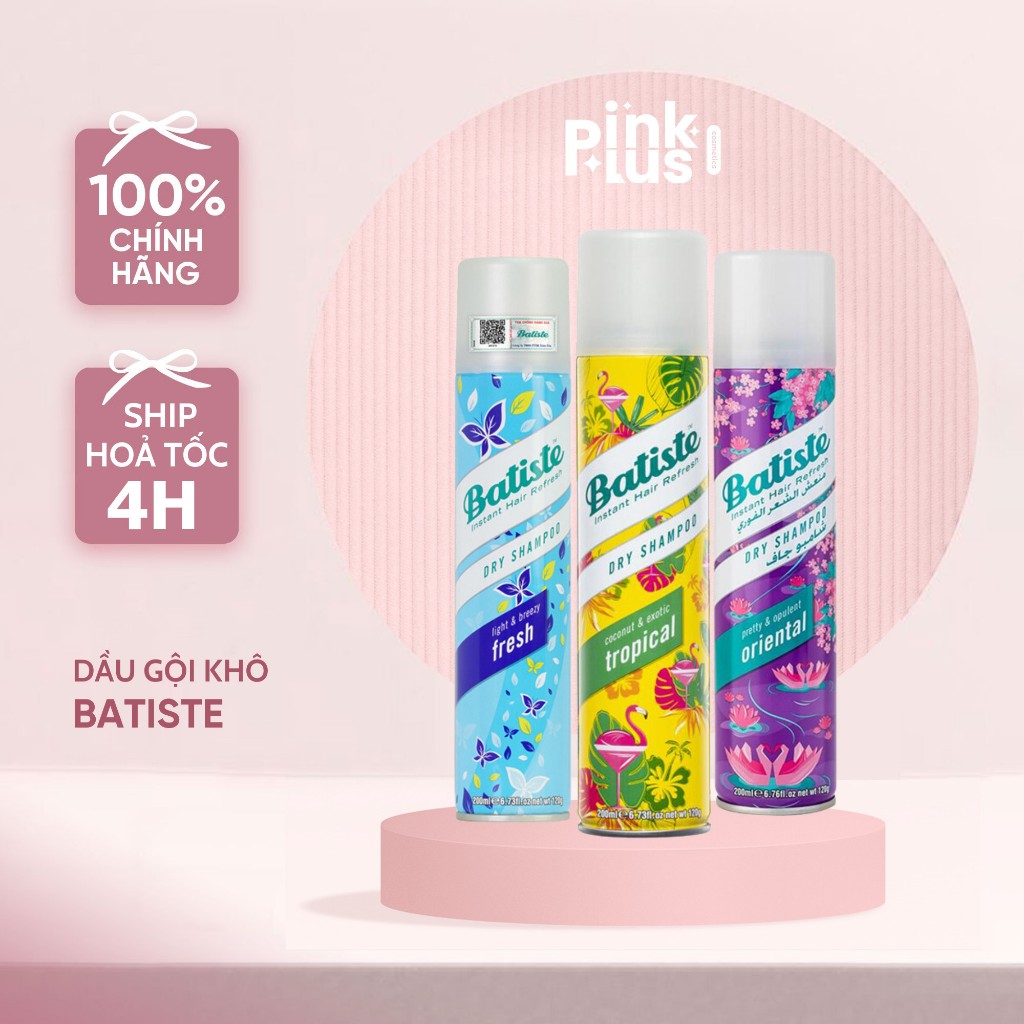 Dầu Gội Khô Batiste Dry Shampoo