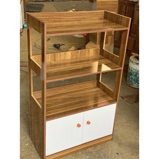 Kệ bếp, kệ để lò vi sóng, nồi cơm điện. Kệ 3 tầng có ngăn tủ
