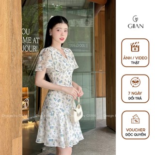 Váy xòe dáng ngắn đuôi cá thiết kế nhún eo che khuyết điểm bụng chính hãng Giian - VA0326