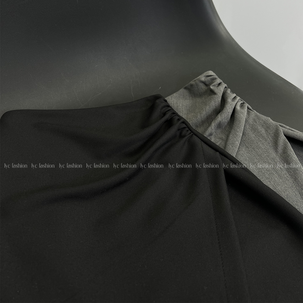 Chân Váy Midi Nhún Eo Dáng Dài