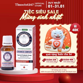 ✅ Men vi sinh 10 chủng Bioamicus Complete  Chính Hạng  👍 Freeship  ❤️ 