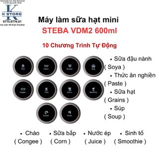 Máy làm sữa hạt STEBA  VDM2 - Hàng Đức cao cấp