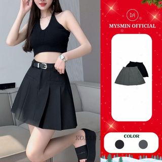    Tặng kèm đai   Chân váy xếp ly bản to  Thiết kế tenis TA700 