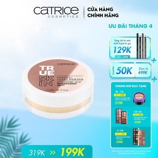 Phấn phủ kiềm dầu Catrice True Skin Mineral Loose Powder hạt phấn nhẹ mịn tơi hấp thu dầu thừa 4,5g (931326)