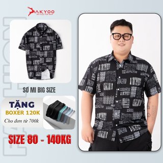 Áo Sơ Mi Dài Tay Bigsize Nam 80-140kg AKYOO Cao Cấp, Co Giãn, Không Bai Mờ, Không Gây Khó Chịu Khi Mặc - SM CT A2