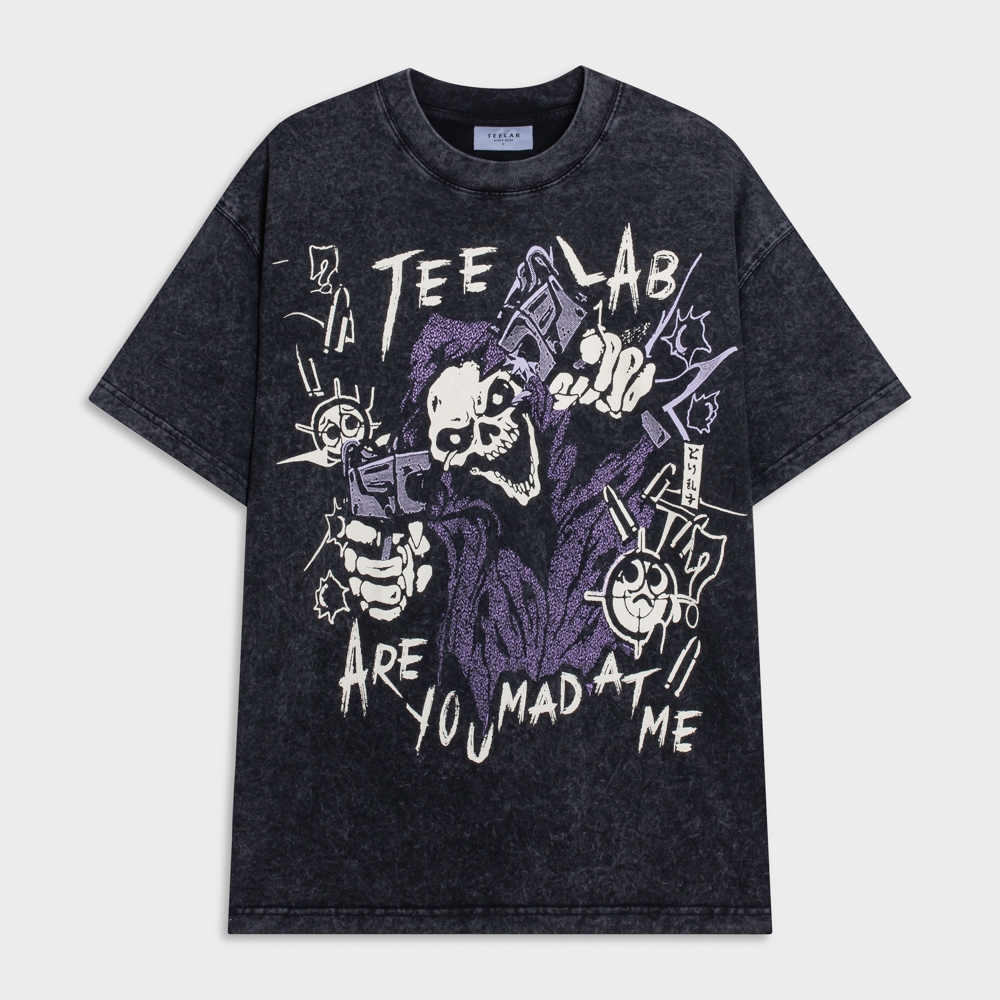 Áo Thun Nam Nữ Teelab Local Brand Chất liệu Cotton Form Oversize The Grim Reaper Tshirt TS238