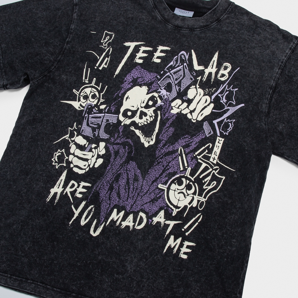 Áo Thun Nam Nữ Teelab Local Brand Chất liệu Cotton Form Oversize The Grim Reaper Tshirt TS238