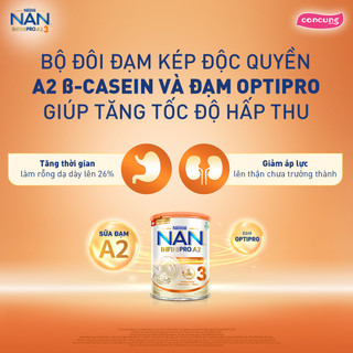 Sữa bột NAN Infini Pro A2 số 1,2,3 (800g)