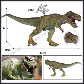 Mô hình khủng long bạo chúa T-rex size 30cm gập được hàm - Chính hãng
