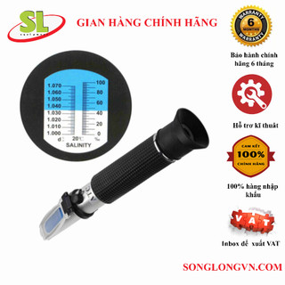 Khúc xạ kế đo độ mặn trong thủy sản SLI10 - Hongkong, Bảo hành 6 tháng