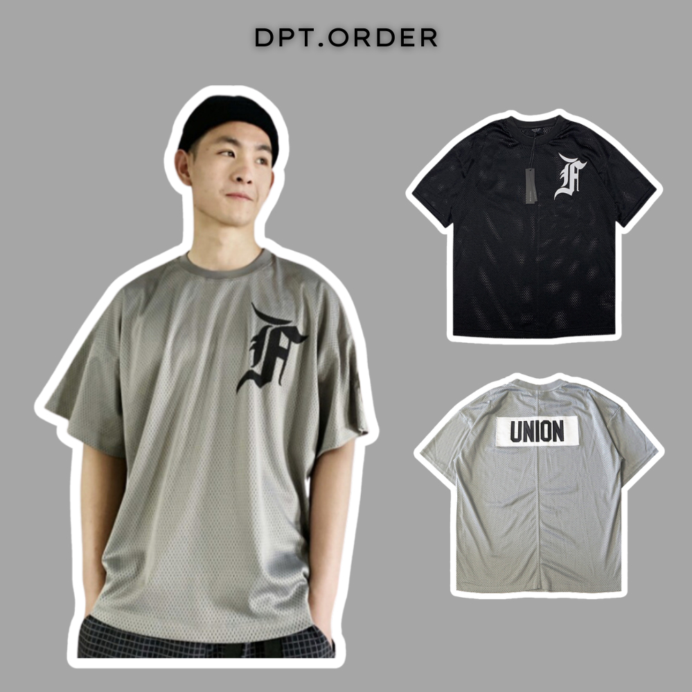 (High quality) Áo Thun FEAR OF GOD UNION 5th Mesh Tee