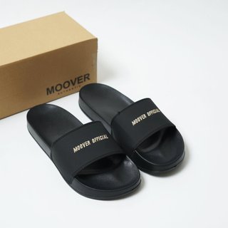 Dép nam quai ngang Moover Thêu Chữ Official đế dép cao su eva chống trơn trượt phù hợp mang mọi ngày