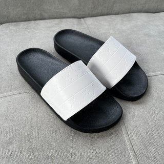 Dép lê nam nữ quai da dập LOGO XT YOFEET Mã: BM 46