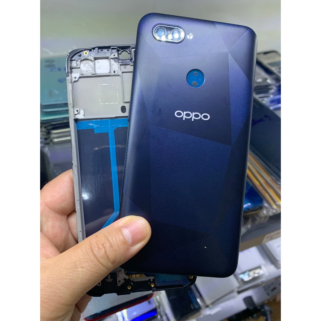 Bộ xương vỏ zin Oppo A12 - 2020  / lưng, khung xương oppo A12
