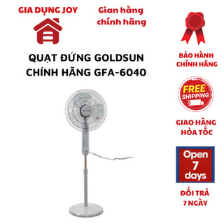 Quạt đứng có điều khiển Goldsun GFA-6040 chính hãng bảo hành 12 tháng có điều khiển tiện lợi