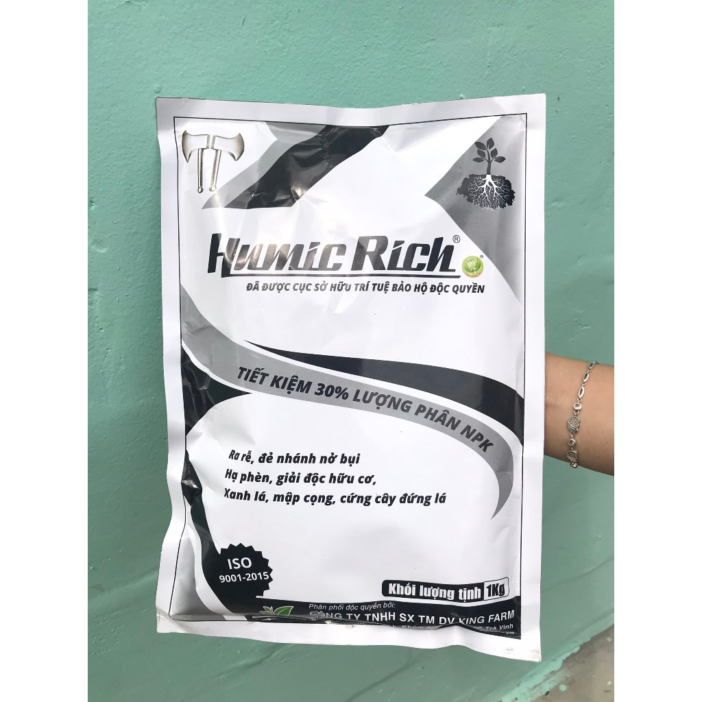 PHÂN BÓN HUMIC RICH VIÊN GÓI 1KG