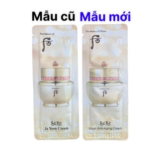 Gói Kem Dưỡng Hồng Nhuận Tái Sinh Da Cao Cấp Bichup Whoo Ja Yoon Cream.