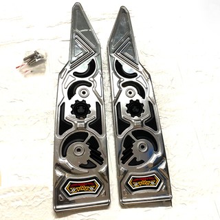 Lót để chân Air blade 2020-2021 inox trắng sáng bóng