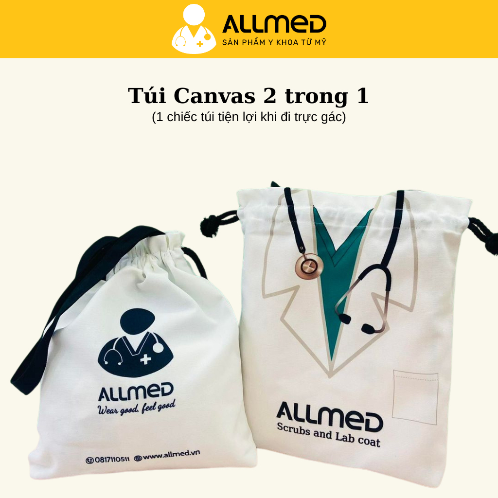 Túi Canvas AllMed 2 trong 1