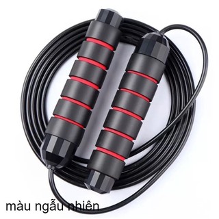    dây màu đen có vân   dây nhảy tập thể dục bằng lỗi thép dụng cụ nhảy dây tập thể dục tốt cho sức khỏe 