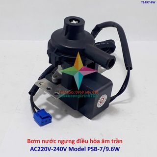 Bơm thoát nước ngưng lắp cho máy điều hòa âm trần AC220V - 10.8W - 12W - 13W
