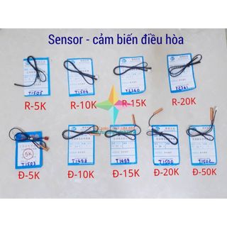 Sensor cảm biên nhiệt độ điều hòa đầu đồng 5K-10K -15K - 20K -35K-50K - 200K