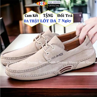 Giày da nam cao cấp da bò mềm mại phong cách trẻ trung năng động HQ833