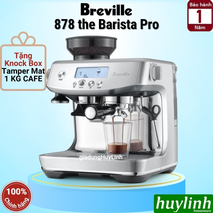 Máy pha cà phê Breville 878 - The Barista Pro - Breville 870 - Thương hiệu Úc