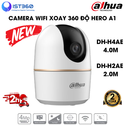 Camera IP Wifi DaHua Hero A1 DH-H4AE 4MP 2K+ | DH-H2AE 2MP - Hàng chính hãng.