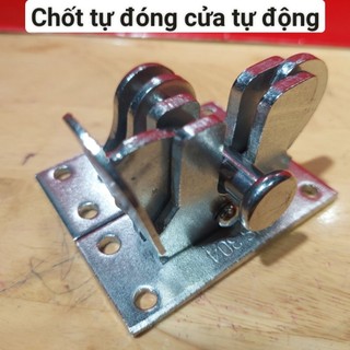 Chốt cửa tự động, NOX 304/mạ kẽm chốt tự động inox 2 phiên bản .chốt mạ kẽm hoặc chốt inox 304, cửa tự đóng khi mở