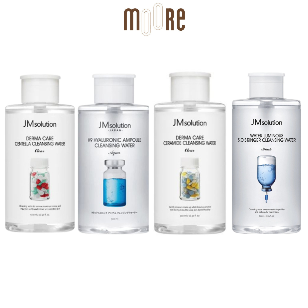 Nước tẩy trang JM Solution Cleansing Water làm sạch dịu nhẹ 500ml/850ml