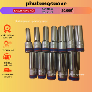 Đầu khẩu ( tuýp) KINGTONY 1/2" Lục giác  (Đầu khẩu lục giác- Dài 76mm) phutungsuaxe
