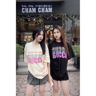 Áo Thun GU-C.Ci 046  Hot Trend 2024 Form Unisex Nam Nữ - 100% Cotton Min Co Dãn 2 Chiều - Đầy Đủ Tem Tag Túi Zip